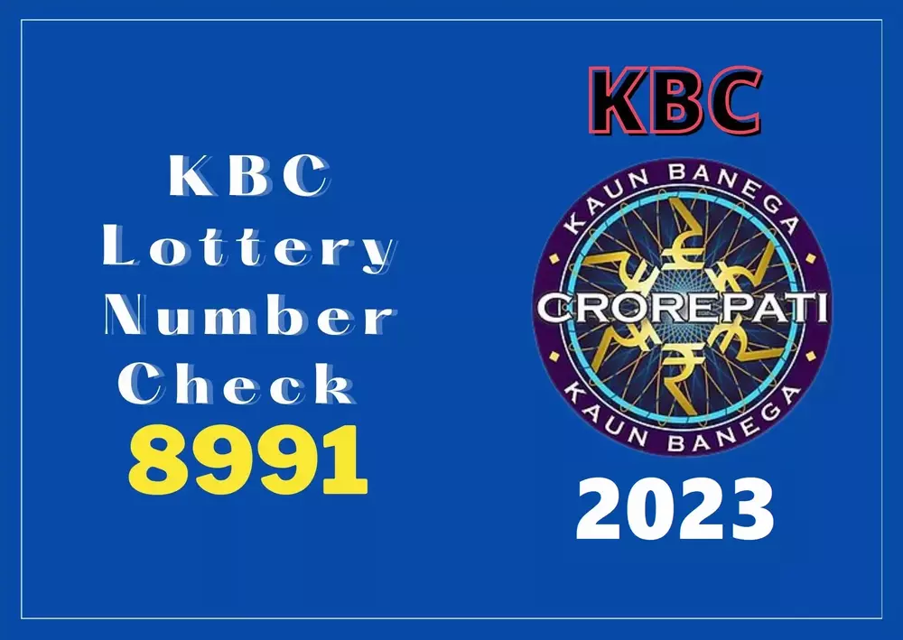 KBC lottery number check 8991